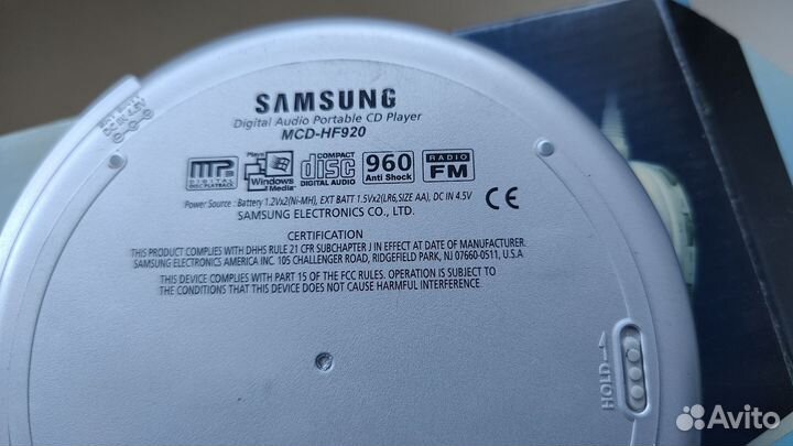 Digital Audio Player samsung MCD-HF920 CD yepp
