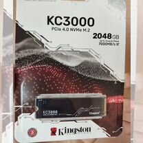 Kingston KC3000 2Tb M2 SSD PCIe 4.0 Новый