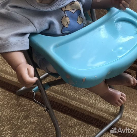 Кукольный стульчик для кормления