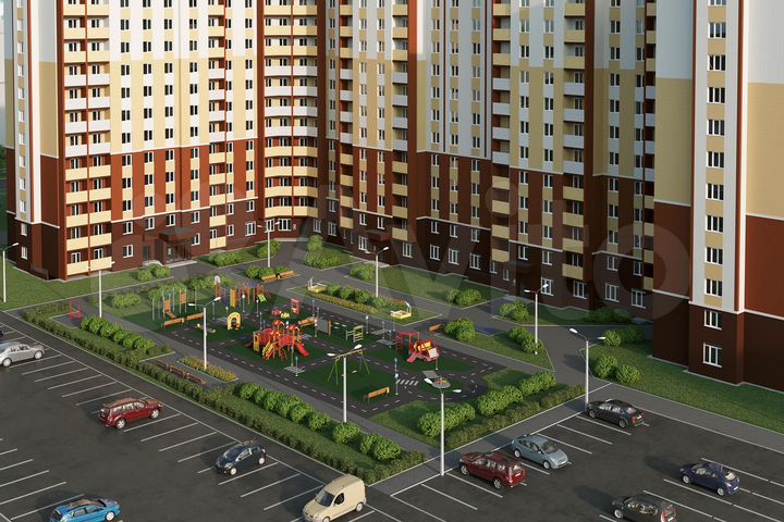 2-к. квартира, 64,4 м², 9/12 эт.