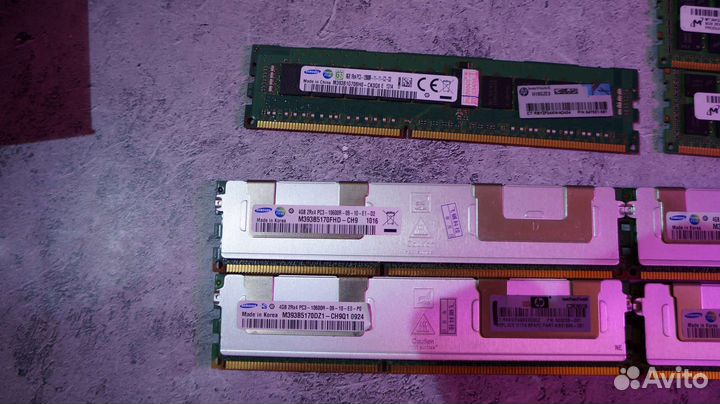 Серверная оперативная память ddr3 ecc reg 8/4гб