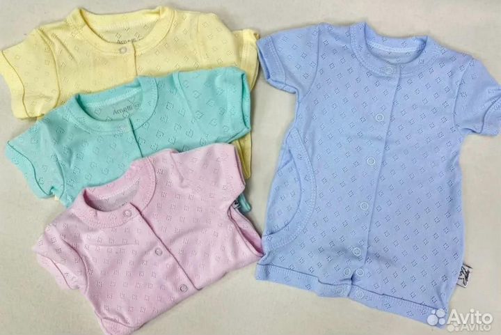 Боди песочники комбинезоны Ameli