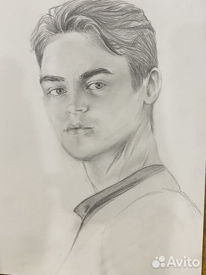 Портрет по фото карандашом