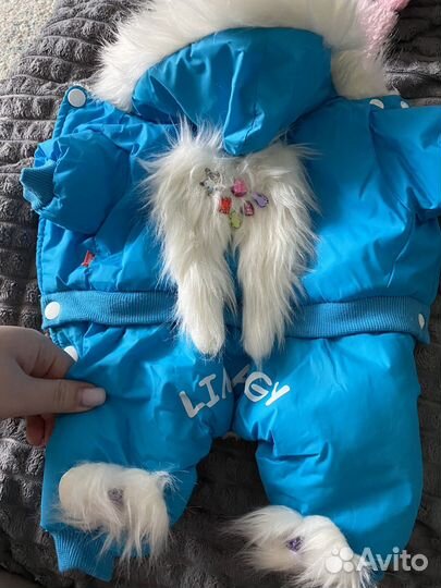Комбинезон зимний на собаку мелкой породы