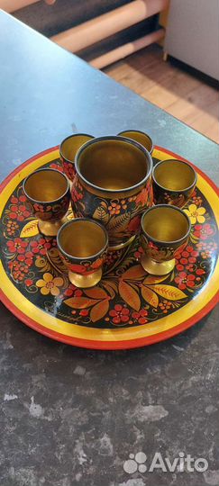Наборы хохлома посуда