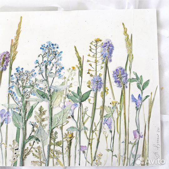 Ботанический барельеф 