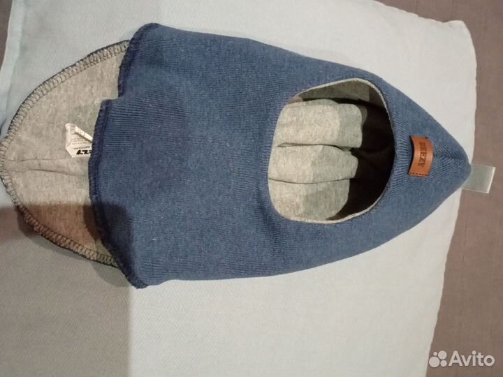 Шапка шлем осенний