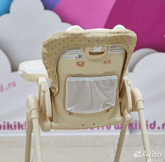 Стульчик для кормления + набор детской посуды