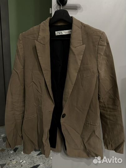 Пиджак бежевый zara