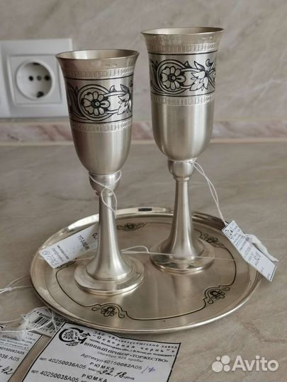 Винный набор серебро 925 пробы