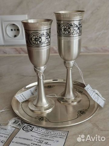 Винный набор серебро 925 пробы
