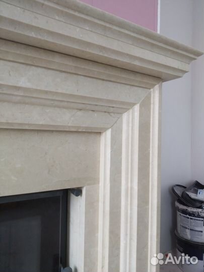 Портал каминный мраморный