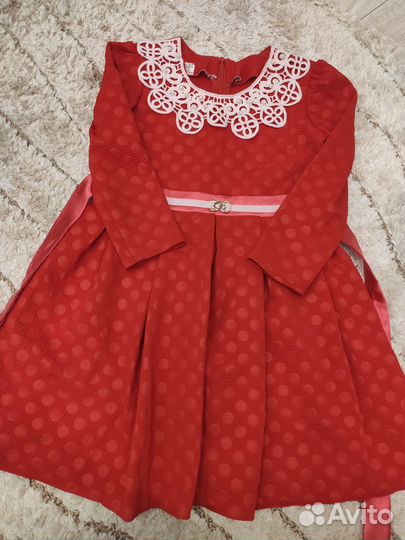 Платье для девочки 122 128 с длинным рукавом