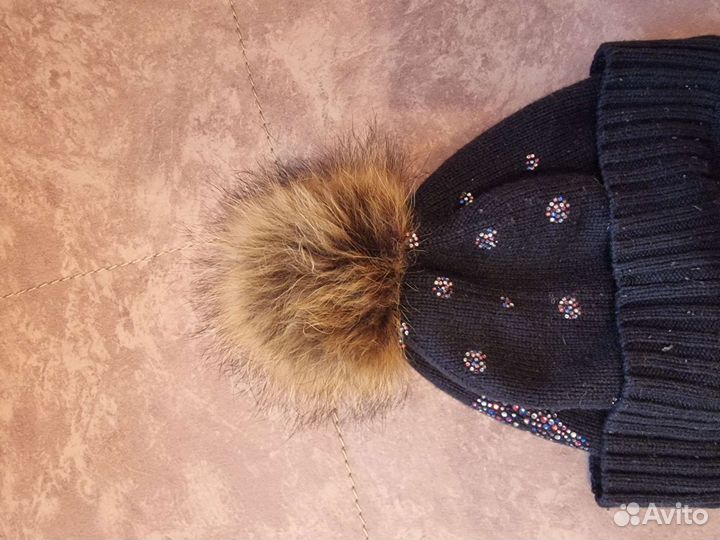 Фирменная шапка для девочки chobi 3-4 года