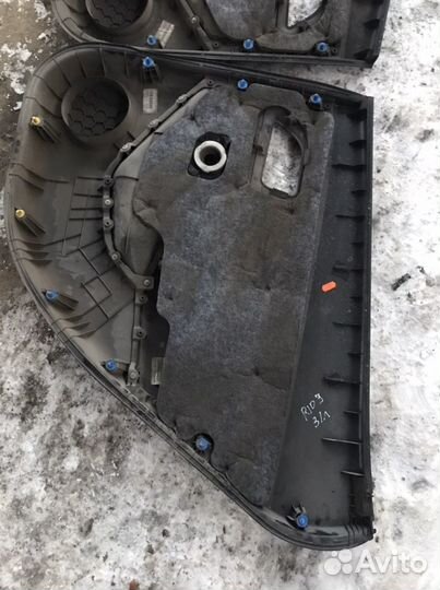 Дверные карты задние KIA Rio 3