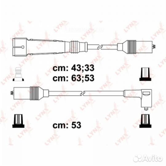 Lynxauto SPE8022 Комплект высоковольтных проводов