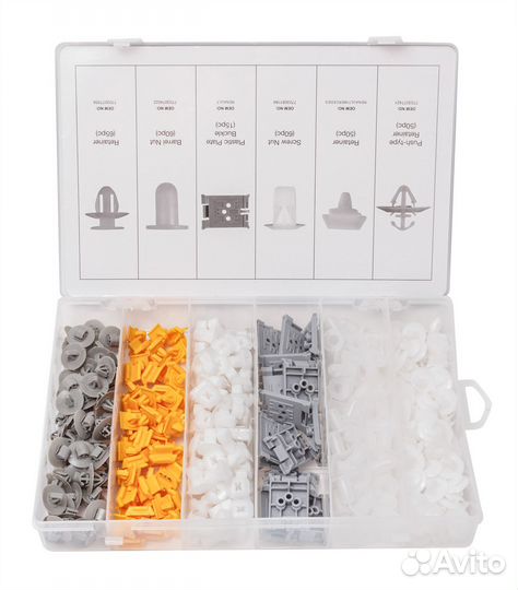 Набор клипс 300пр. (renault), пластиковом органайз