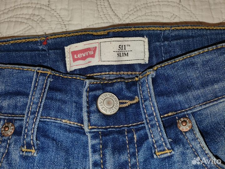 Джинсы детские levis 511 оригинал 116см 6 лет