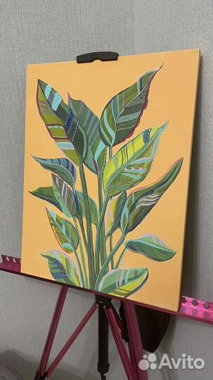 Картина 35х45, холст на подрамнике, акрил