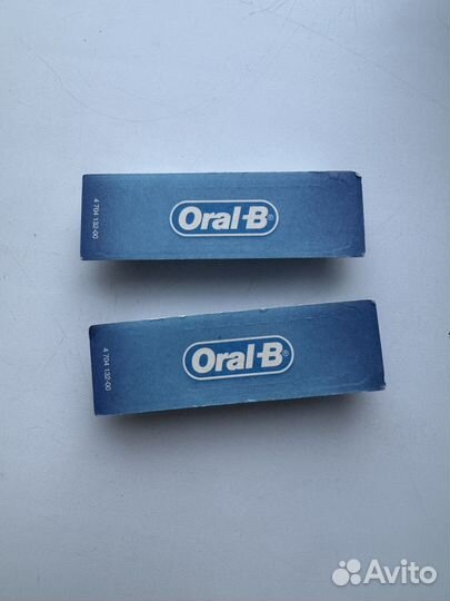 2 новые насадки оригинал для зубной щетки Oral B