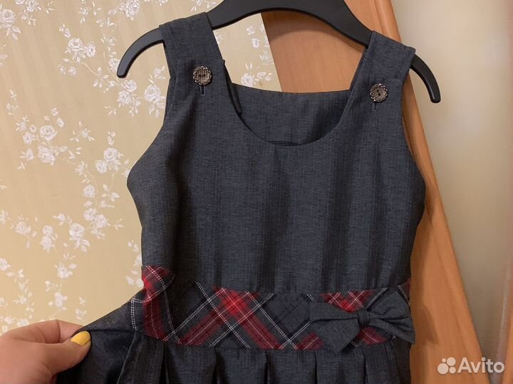 Школьный сарафан для девочки 122 128