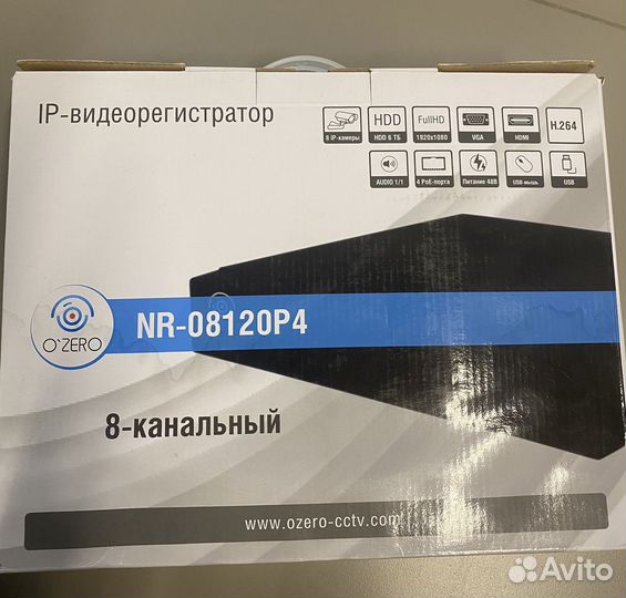 Ip видеорегистратор O'zero NR-08120P4