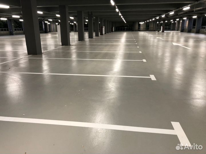 Разметка склада, парковок и пакркингов