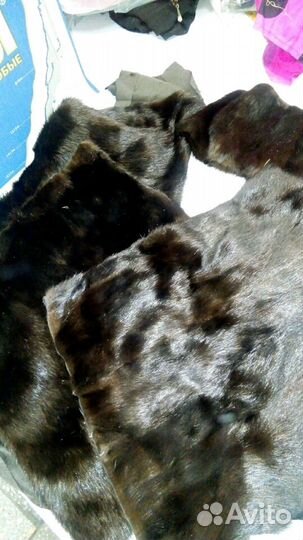 Обрезы от норк шубы