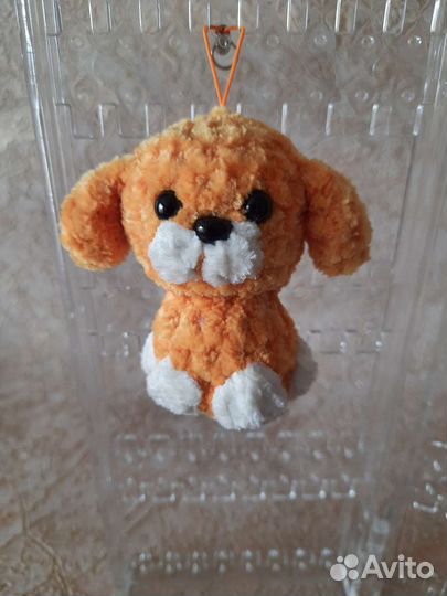 Брелоки вязаные: овечка, сова, кот, заяц