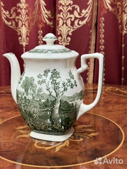 Чайник зеленый от villeroy boch rusticana