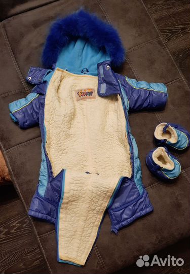 Комбинезон зимний трансформер р.80