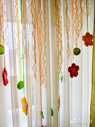 Комплект для детской. Шторы. Покрывало
