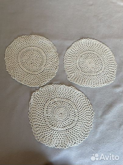 Вязаные салфетки