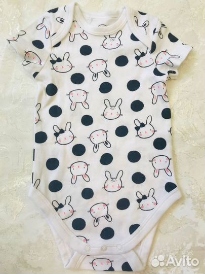 Боди для девочки пакетом 68