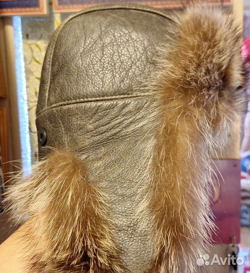 Детская зимняя меховая шапка