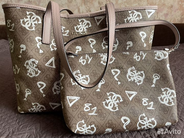 Сумка шоппер guess 2 в 1