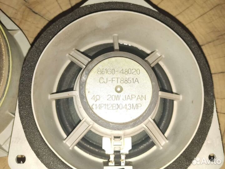 Колонки в авто 16 штатные toyota harrier