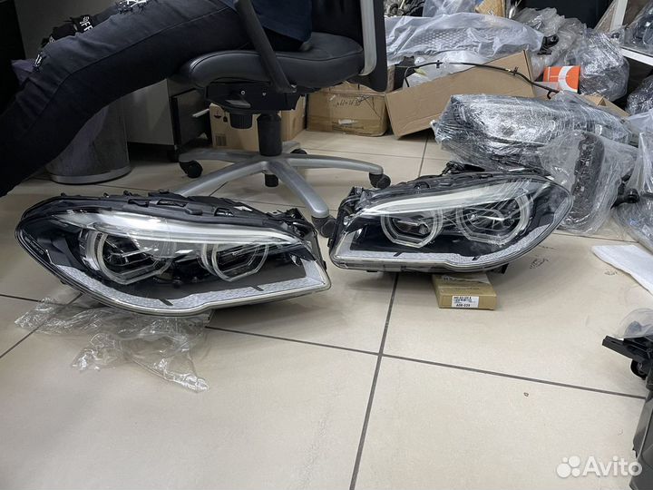 Левая фара LED adaptive bmw f10