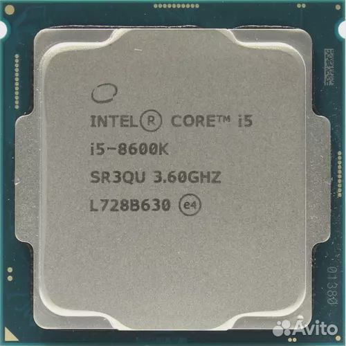 Игровой процессор Intel Core i5 8600k