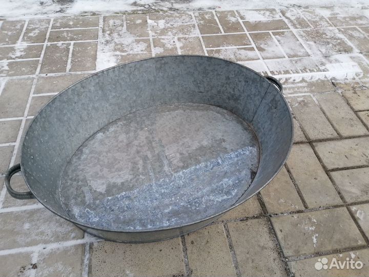 Таз оцинкованный