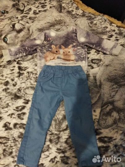 Толстовка и брюки для девочки 92 размер