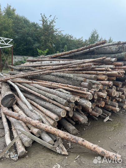 Столбы деревянные сосновые