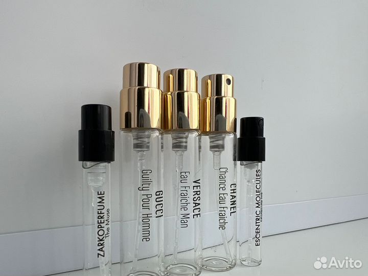 Пустые флаконы миниатюр из Randewoo 5 штук