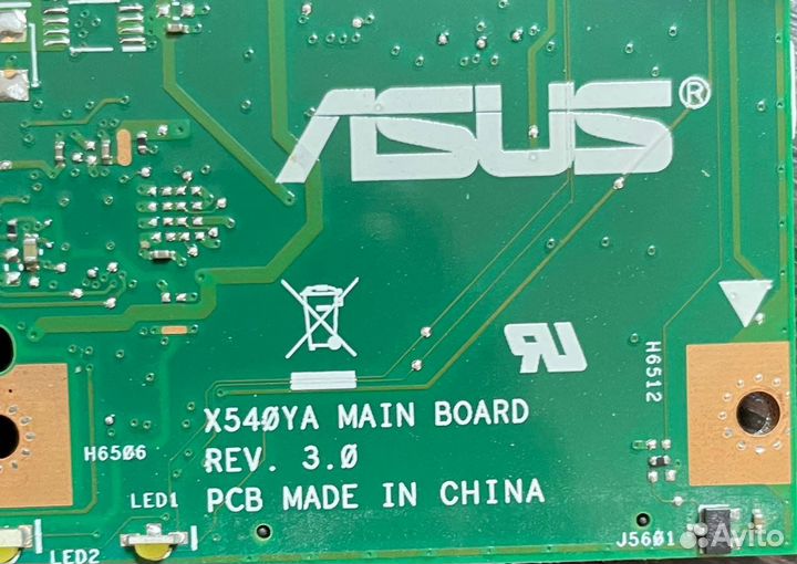Материнская плата на Asus X540Y
