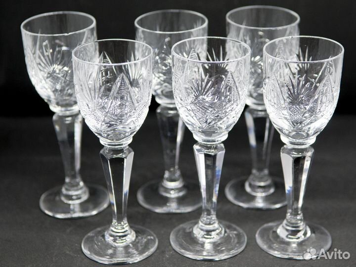Хрустальные фужеры СССР