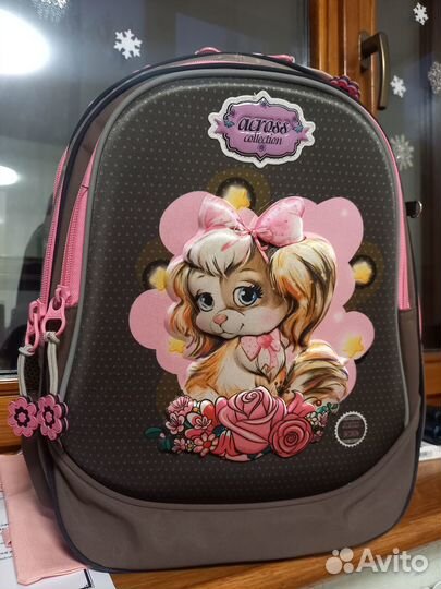 Рюкзак - ранец школьный для девочки across новый
