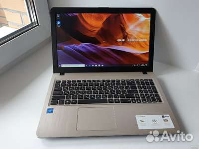 4х-ядерный ноутбук Asus c гарантией