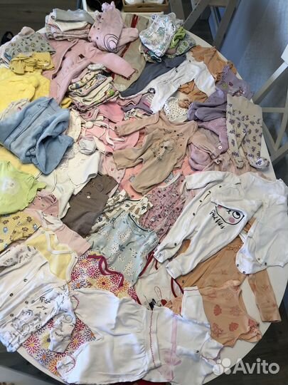 Детские вещи для новорожденных (0-3 мес. пакетом