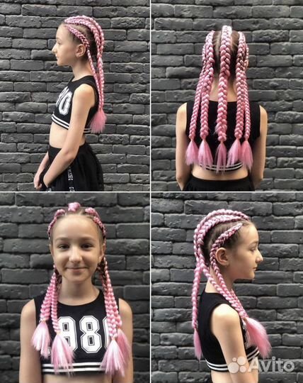 Обучение мамочек плетению кос