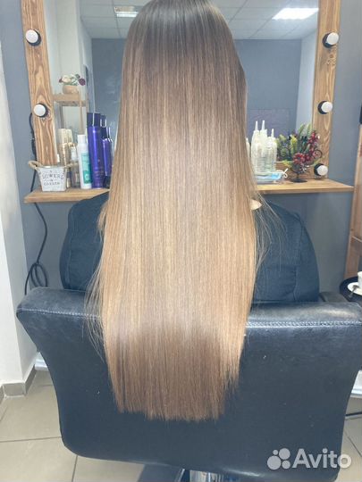 Кератиновое выпрямление волос модель